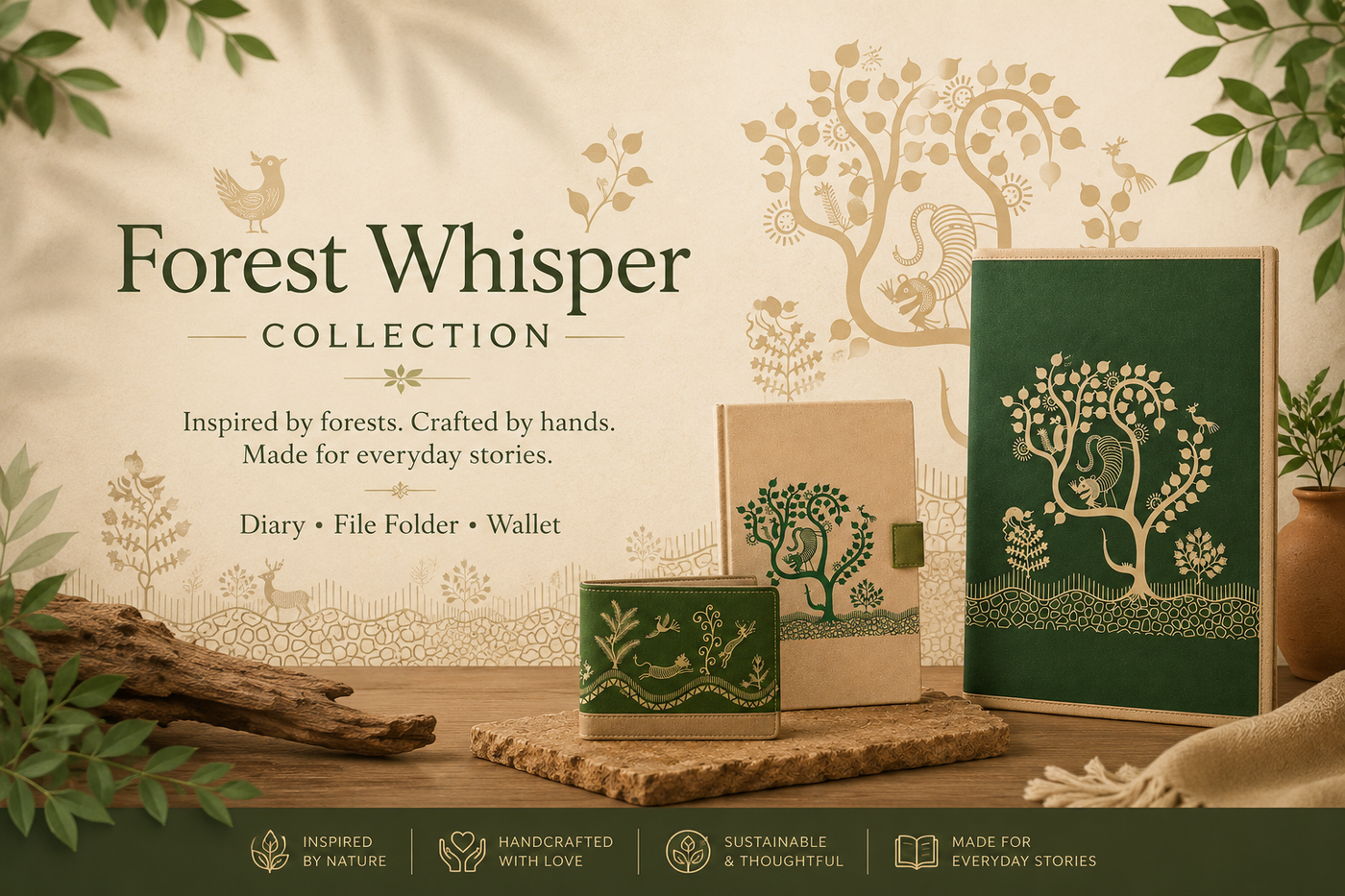 Forest Whisper Collection: Where Nature Meets Everyday Craftsmanship