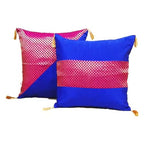 Silk And Brocade Cushion Cover Set
