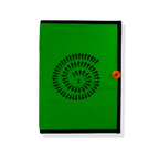 Button File Folder-Spiral Shape Warli Print