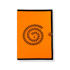 Button File Folder-Spiral Shape Warli Print