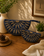 HALF ROUND MINI CLUTCH PURSE SET