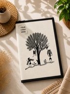 Zip File Folder | Warli Tree Design