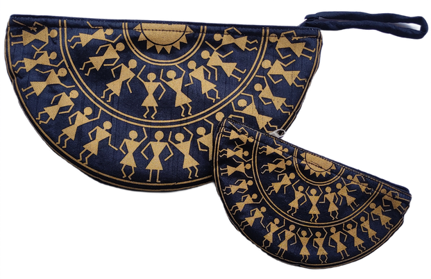 Half Round Clutch Purse