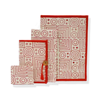 Exclusive Stationery Gift Hamper-Red Block print