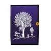 File Folder with Button I Warli Tree Design