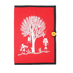 File Folder with Button I Warli Tree Design