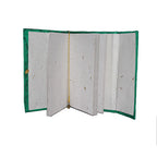 Handmade paper diary with cord