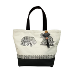 Black Elephant Art Tote Bag
