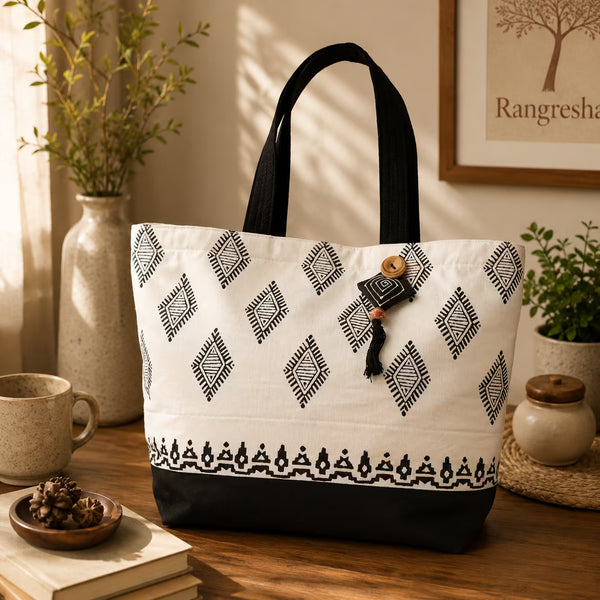 Black Diamond Elegance Tote Bag