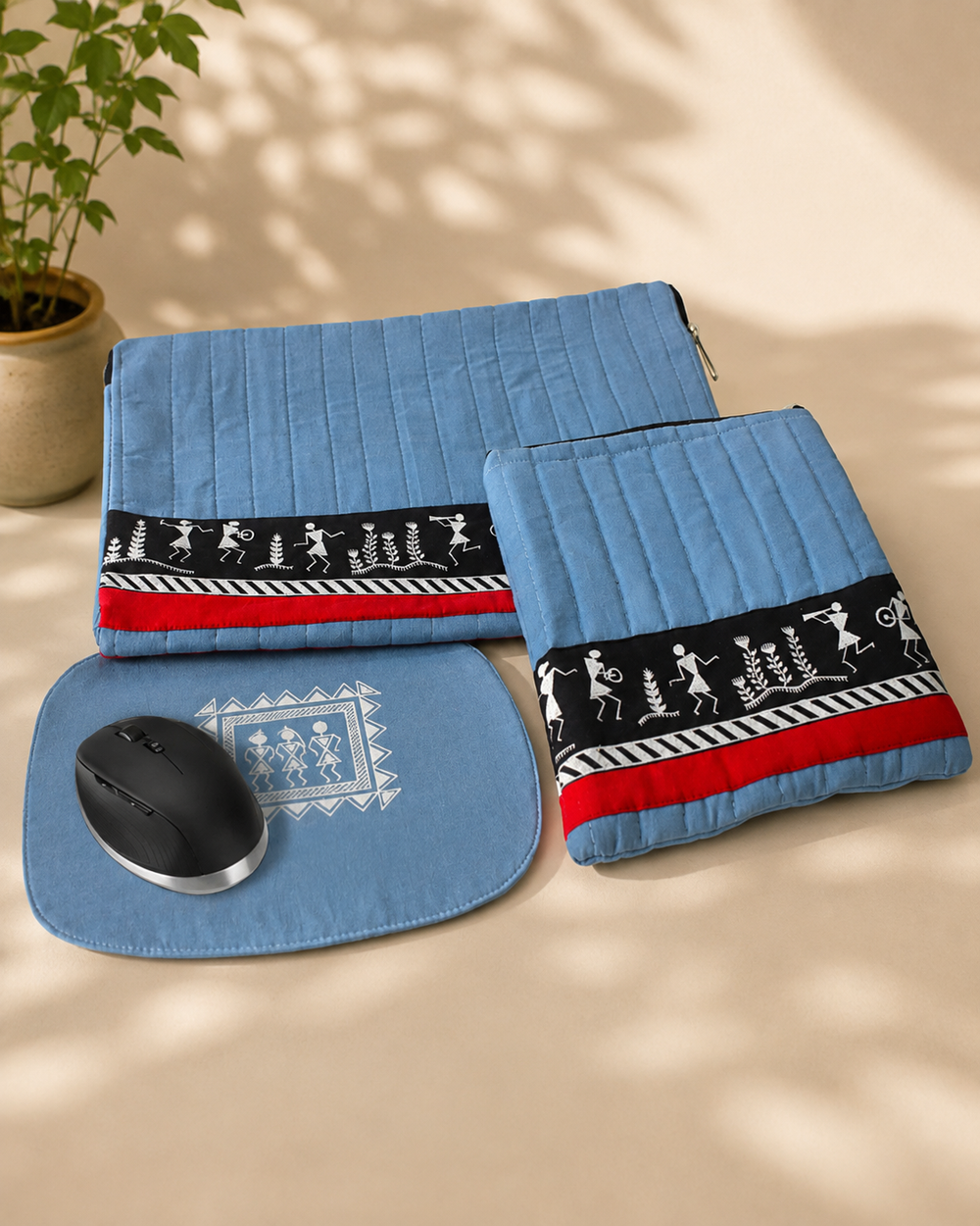 Laptop Sleeve Combo - Warli Design