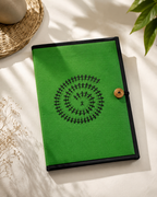 Button File Folder-Spiral Shape Warli Print