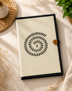 Button File Folder-Spiral Shape Warli Print