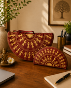 HALF ROUND MINI CLUTCH PURSE SET
