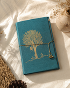 Handmade paper diary with cord