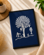 Zip File Folder | Warli Tree Design