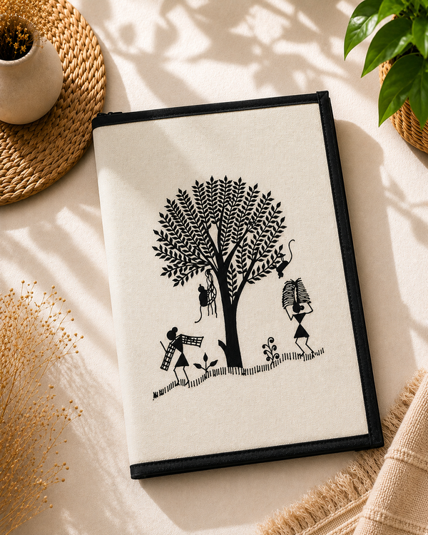 Zip File Folder | Warli Tree Design