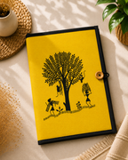 File Folder with Button | Warli Tree Design