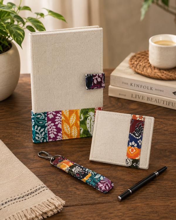 Warli Design Diary & Wallet Combo