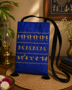 Warli Silk sling bags