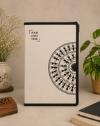 Zip File Folder-Semicircle Warli Print