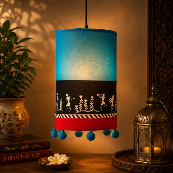 FABRIC FOLDING CIRCULAR LAMP SHADES