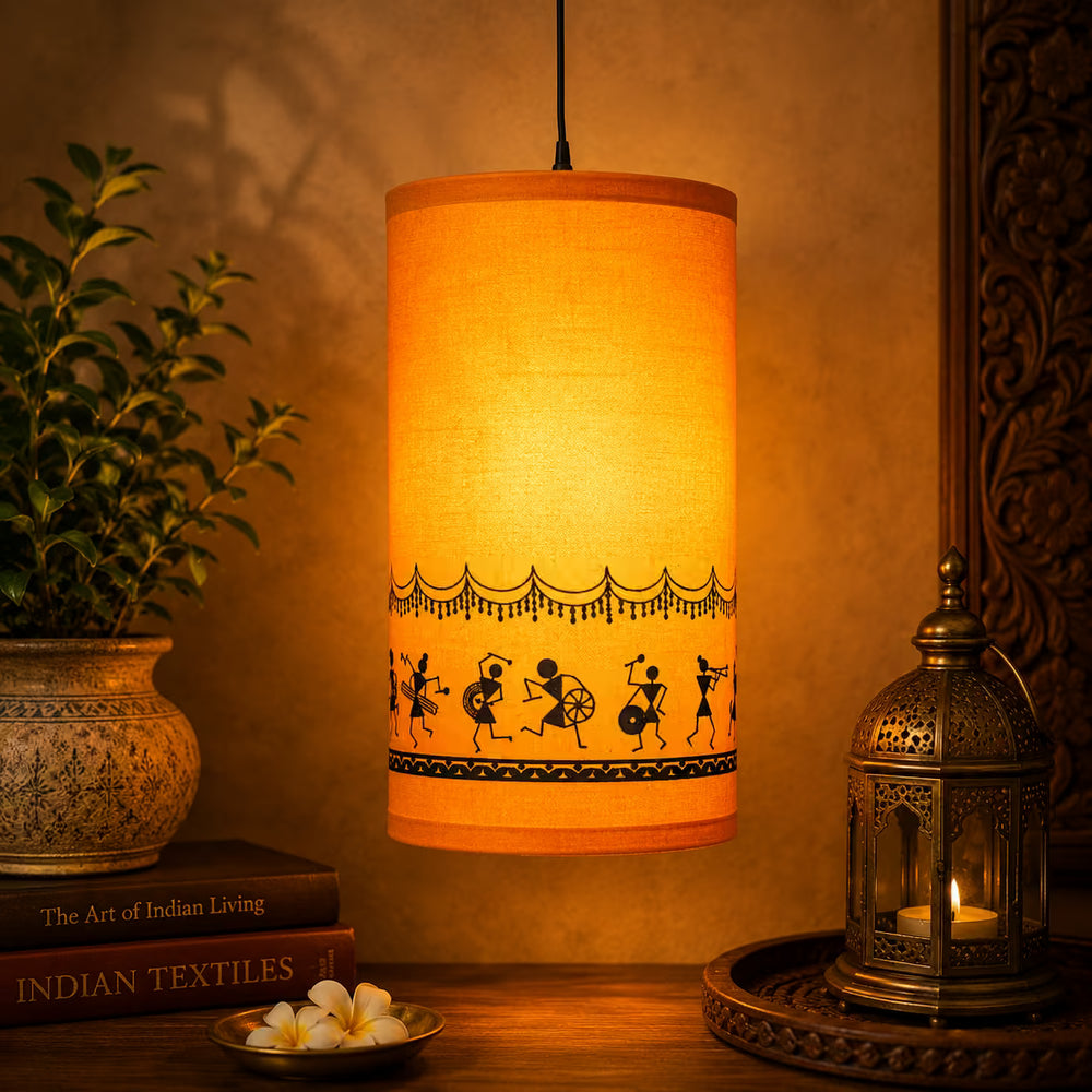 FABRIC FOLDING CIRCULAR LAMP SHADES