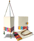 Colour Burst Lamps - Set of 2 Foldable Lanterns