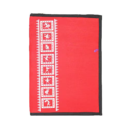 Button File Folder-Square shape Warli Print