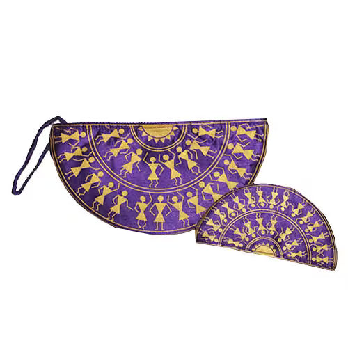 HALF ROUND CLUTCH PURSE SET