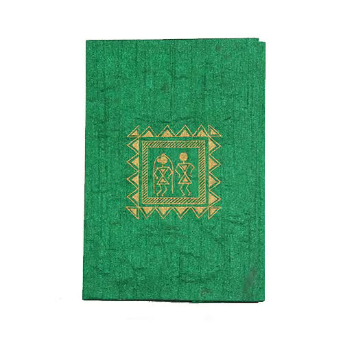 Handmade Paper Diary with Silk Cover