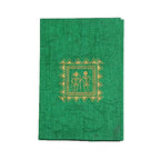 Handmade Paper Diary with Silk Cover
