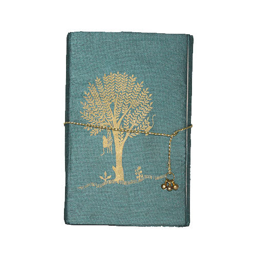 Handmade paper diary with cord